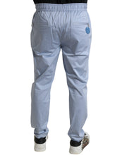 Load image into Gallery viewer, Dolce & Gabbana Light Blue Cotton Stretch Jogger Pants
