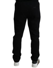 Load image into Gallery viewer, Dolce & Gabbana Black Cotton Skinny Jogger Sweatpants Pants