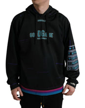 Load image into Gallery viewer, Dolce & Gabbana Black Logo Print Hooded Sweatshirt Sweater
