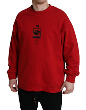 Load image into Gallery viewer, Dolce & Gabbana Red Logo Print Crew Neck Pullover Sweater