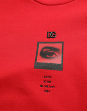 Load image into Gallery viewer, Dolce & Gabbana Red Logo Print Crew Neck Pullover Sweater