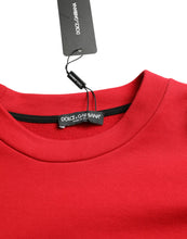 Load image into Gallery viewer, Dolce & Gabbana Red Logo Print Crew Neck Pullover Sweater