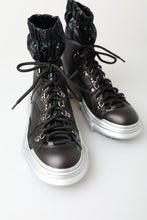 Load image into Gallery viewer, Dolce & Gabbana Black High Top Sneaker Bootie