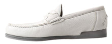 Load image into Gallery viewer, Dolce & Gabbana Elegant Light Grey Leather Loafers