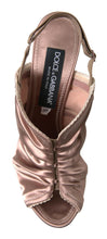 Load image into Gallery viewer, Dolce & Gabbana Elegant Slingback Stiletto Heels in Light Brown