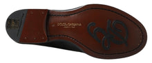 Load image into Gallery viewer, Dolce & Gabbana Elegant Black Leather Slipper Loafers