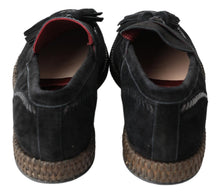 Load image into Gallery viewer, Dolce & Gabbana Elegant Black Suede Espadrilles Sneakers