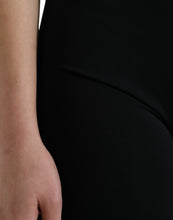 Load image into Gallery viewer, Dolce & Gabbana Black Nylon Stretch Slim Leggings Pants