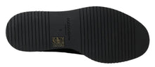 Load image into Gallery viewer, Dolce & Gabbana Black Suede Leather Casual Espadrille Shoes