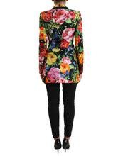 Load image into Gallery viewer, Dolce & Gabbana Multicolor Floral Print Silk Blazer Jacket