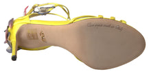 Load image into Gallery viewer, Dolce & Gabbana Enchanting Yellow Ankle Strap Sandals