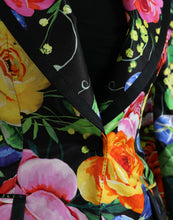 Load image into Gallery viewer, Dolce & Gabbana Multicolor Floral Print Silk Blazer Jacket