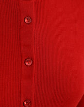 Load image into Gallery viewer, Dolce & Gabbana Red Cashmere Button Down Cardigan Sweater