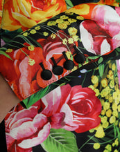 Load image into Gallery viewer, Dolce & Gabbana Multicolor Floral Print Silk Blazer Jacket