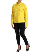 Load image into Gallery viewer, Dolce & Gabbana Yellow Cotton DENIM Jeans Coat Jacket