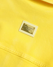 Load image into Gallery viewer, Dolce & Gabbana Yellow Cotton DENIM Jeans Coat Jacket