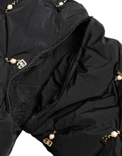 Load image into Gallery viewer, Dolce & Gabbana Elegant Quilted Jacket with Pearl Embellishment