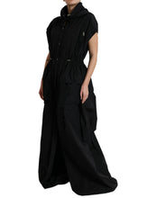 Load image into Gallery viewer, Dolce & Gabbana Elegant Long Peplum Jacket in Black