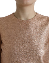 Load image into Gallery viewer, Dolce & Gabbana Pink Jacquard Sleeveless Shift Mini Dress