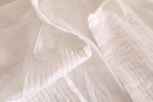 Load image into Gallery viewer, Dolce & Gabbana White GOLD Formal Cotton Tuxedo Dress Shirt