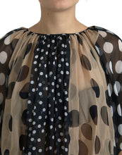 Load image into Gallery viewer, Dolce & Gabbana Elegant Polka Dot Silk Blouse