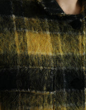 Load image into Gallery viewer, Dolce & Gabbana Yellow Plaid Long Sleeve Casual Coat Jacket