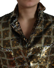 Load image into Gallery viewer, Dolce & Gabbana Multicolor Polyester Sequined Cropped Jacket