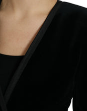 Load image into Gallery viewer, Dolce & Gabbana Black Velvet Cotton Double Breasted Jacket