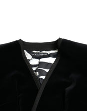 Load image into Gallery viewer, Dolce & Gabbana Black Velvet Cotton Double Breasted Jacket