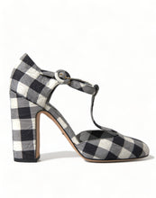Load image into Gallery viewer, Dolce & Gabbana Chic Gingham T-Strap Pumps: Timeless Mary Jane Heels