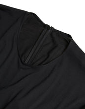 Load image into Gallery viewer, Dolce & Gabbana Elegant Black Wool Wrap Dress