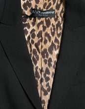 Load image into Gallery viewer, Dolce & Gabbana Black Wool Single Breasted Blazer Coat Jacket