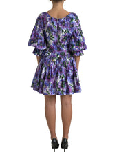 Load image into Gallery viewer, Dolce & Gabbana Floral A-Line Knee Length Cotton Dress