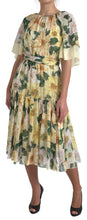 Load image into Gallery viewer, Dolce & Gabbana Elegant Silk Floral Maxi Dress