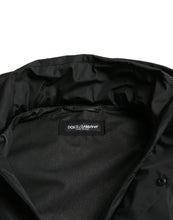Load image into Gallery viewer, Dolce & Gabbana Black Polyester Logo Plaque Hooded Jacket