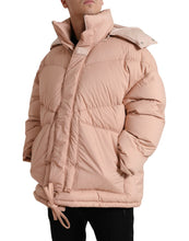 Load image into Gallery viewer, Dolce & Gabbana Peach Polyester Hooded Puffer Winter Jacket