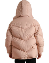 Load image into Gallery viewer, Dolce & Gabbana Peach Polyester Hooded Puffer Winter Jacket