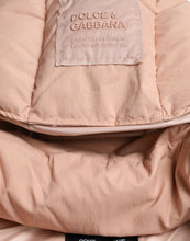 Load image into Gallery viewer, Dolce & Gabbana Peach Polyester Hooded Puffer Winter Jacket