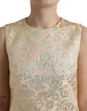 Load image into Gallery viewer, Dolce & Gabbana Metallic Floral Jacquard A-line Mini Dress