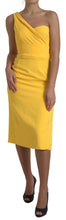 Load image into Gallery viewer, Dolce & Gabbana Elegant One Shoulder Midi Sundress