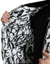 Load image into Gallery viewer, Dolce & Gabbana White Logo Padded Full Zip Bomber Jacket