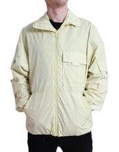Load image into Gallery viewer, Dolce & Gabbana Yellow Nylon Collared Full Zip Parka Jacket