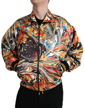 Load image into Gallery viewer, Dolce & Gabbana Multicolor Abstract Polyester Bomber Jacket