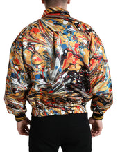 Load image into Gallery viewer, Dolce & Gabbana Multicolor Abstract Polyester Bomber Jacket