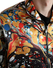 Load image into Gallery viewer, Dolce & Gabbana Multicolor Abstract Polyester Bomber Jacket