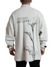 Load image into Gallery viewer, Dolce & Gabbana Grey Cotton Button Down Collared Coat Jacket
