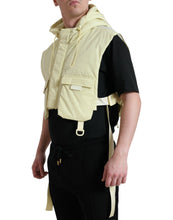 Load image into Gallery viewer, Dolce & Gabbana Yellow Nylon Hooded Sportswear Vest Jacket