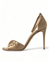 Load image into Gallery viewer, Dolce & Gabbana Crystal Embellished Heel Sandals