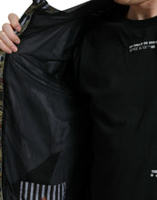 Load image into Gallery viewer, Dolce & Gabbana Black White Striped Crown Hooded Jacket