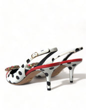 Load image into Gallery viewer, Dolce & Gabbana Chic Multicolor Floral Slingback Heels with Crystals